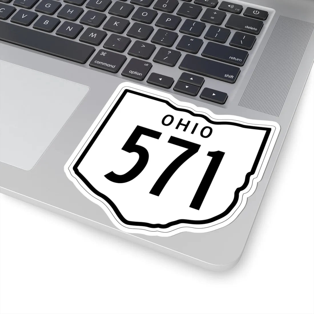OH-571 1948 (Ohio) (Road Sign) STICKER Vinyl Kiss-Cut Decal - The Sticker Space
