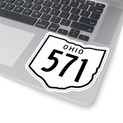 OH-571 1948 (Ohio) (Road Sign) STICKER Vinyl Kiss-Cut Decal - The Sticker Space