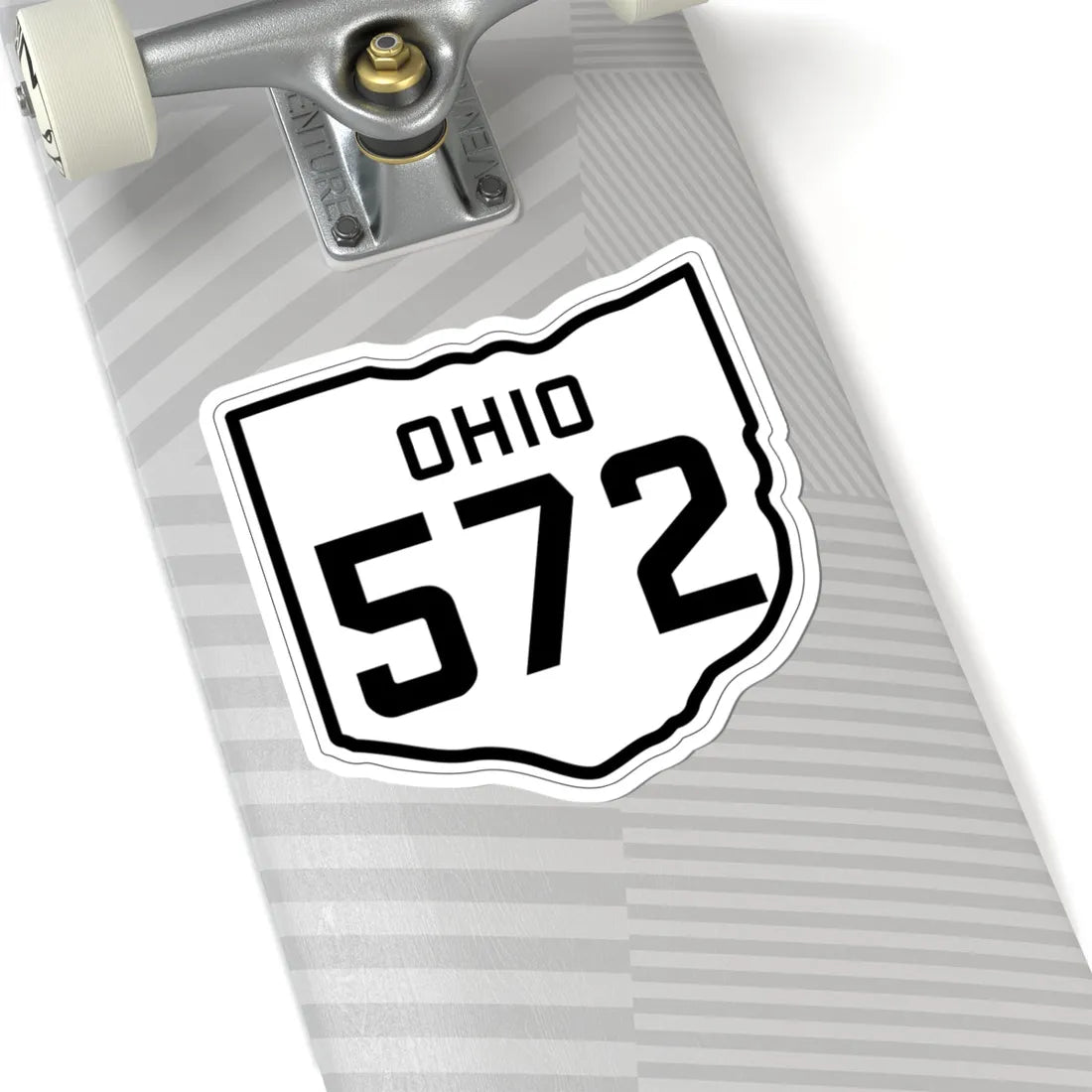 OH-572 1927 (Ohio) (Road Sign) STICKER Vinyl Kiss-Cut Decal - The Sticker Space