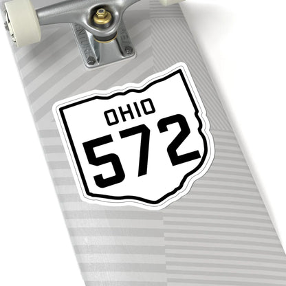 OH-572 1927 (Ohio) (Road Sign) STICKER Vinyl Kiss-Cut Decal - The Sticker Space