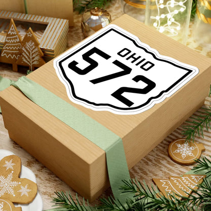 OH-572 1927 (Ohio) (Road Sign) STICKER Vinyl Kiss-Cut Decal - The Sticker Space