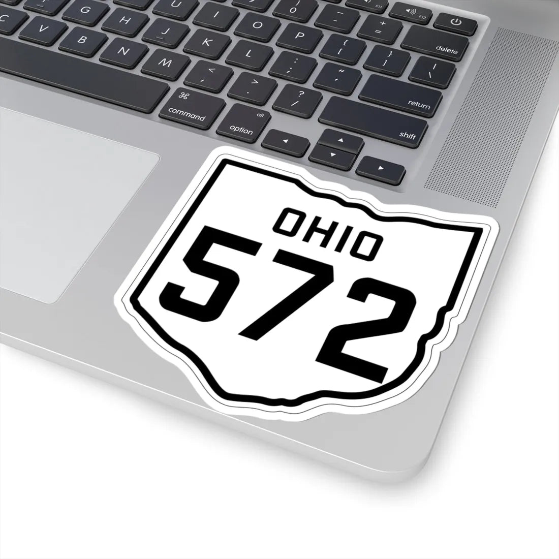 OH-572 1927 (Ohio) (Road Sign) STICKER Vinyl Kiss-Cut Decal - The Sticker Space