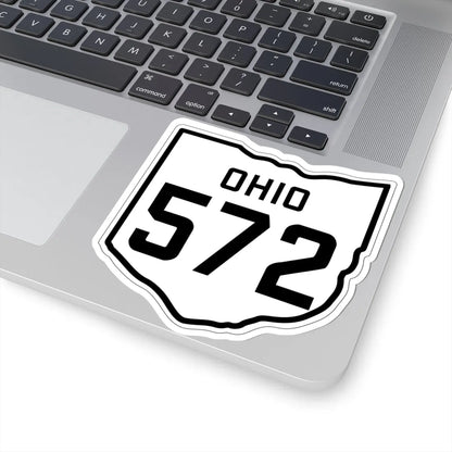 OH-572 1927 (Ohio) (Road Sign) STICKER Vinyl Kiss-Cut Decal - The Sticker Space