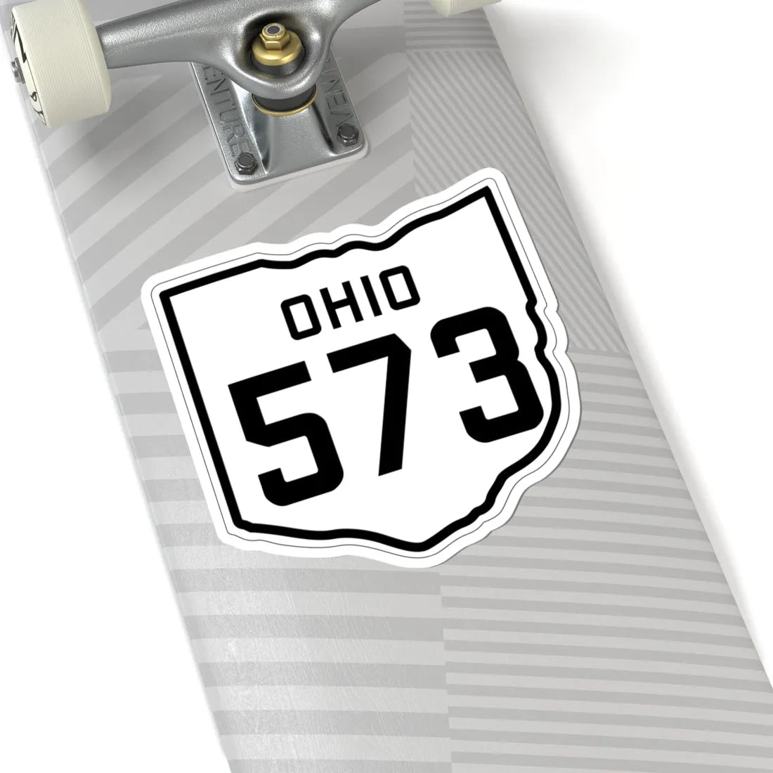 OH-573 1927 (Ohio) (Road Sign) STICKER Vinyl Kiss-Cut Decal - The Sticker Space