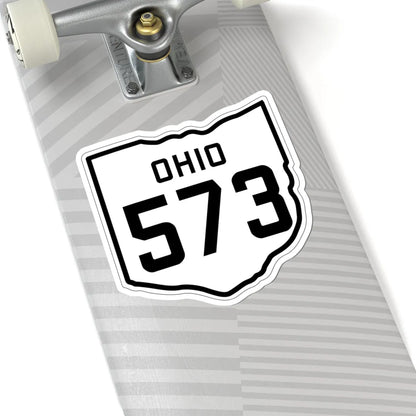 OH-573 1927 (Ohio) (Road Sign) STICKER Vinyl Kiss-Cut Decal - The Sticker Space