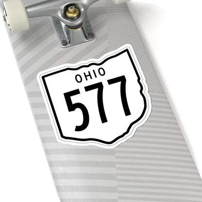 OH-577 1948 (Ohio) (Road Sign) STICKER Vinyl Kiss-Cut Decal - The Sticker Space