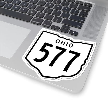 OH-577 1948 (Ohio) (Road Sign) STICKER Vinyl Kiss-Cut Decal - The Sticker Space