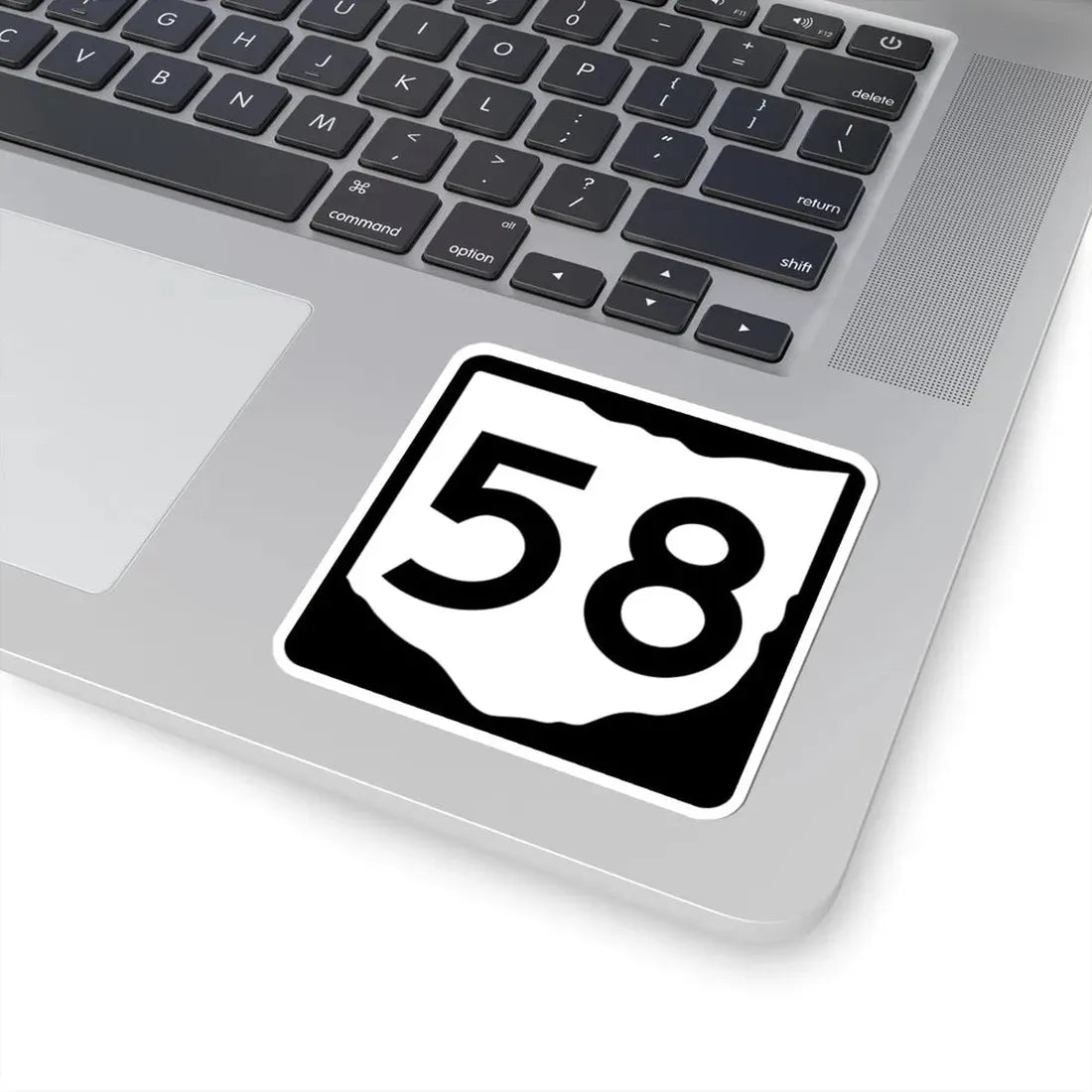 OH-58 (Ohio) (Road Sign) STICKER Vinyl Kiss-Cut Decal - The Sticker Space