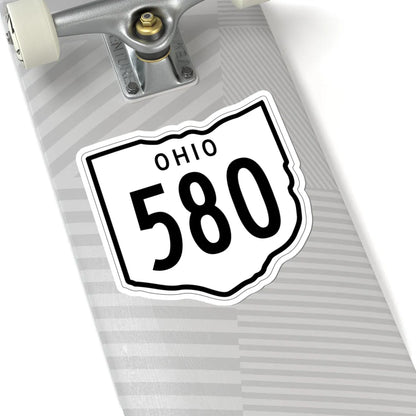 OH-580 1948 (Ohio) (Road Sign) STICKER Vinyl Kiss-Cut Decal - The Sticker Space