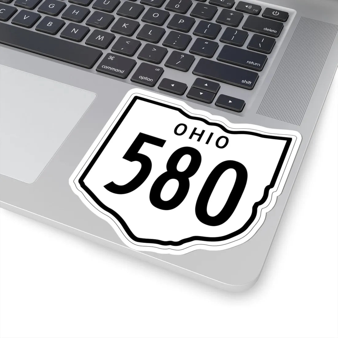 OH-580 1948 (Ohio) (Road Sign) STICKER Vinyl Kiss-Cut Decal - The Sticker Space