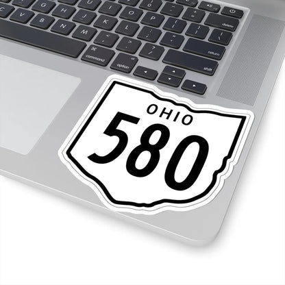 OH-580 1948 (Ohio) (Road Sign) STICKER Vinyl Kiss-Cut Decal - The Sticker Space