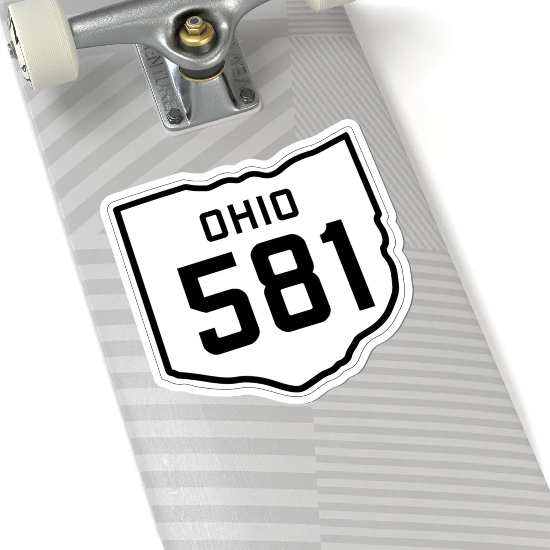 OH-581 1927 (Ohio) (Road Sign) STICKER Vinyl Kiss-Cut Decal - The Sticker Space