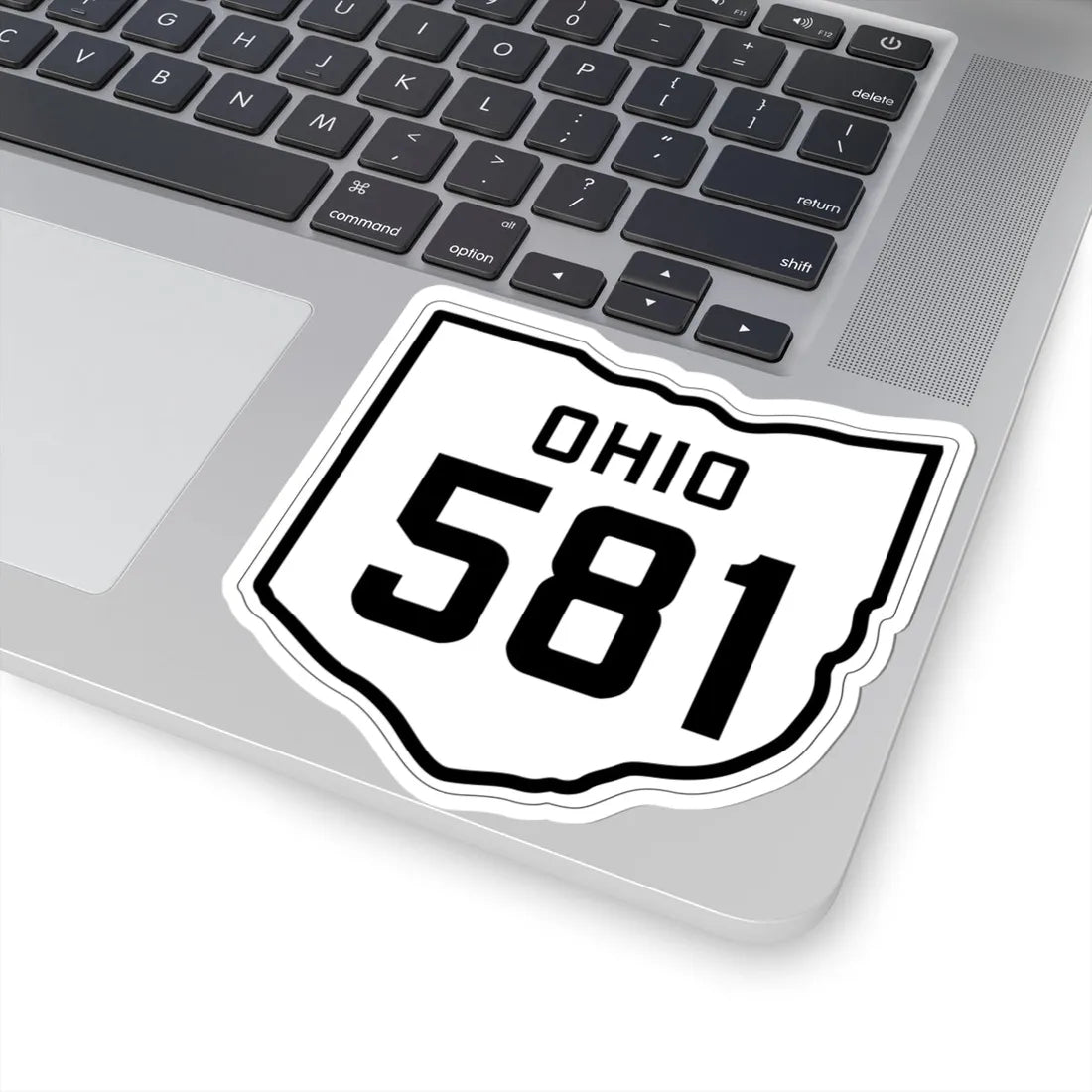 OH-581 1927 (Ohio) (Road Sign) STICKER Vinyl Kiss-Cut Decal - The Sticker Space