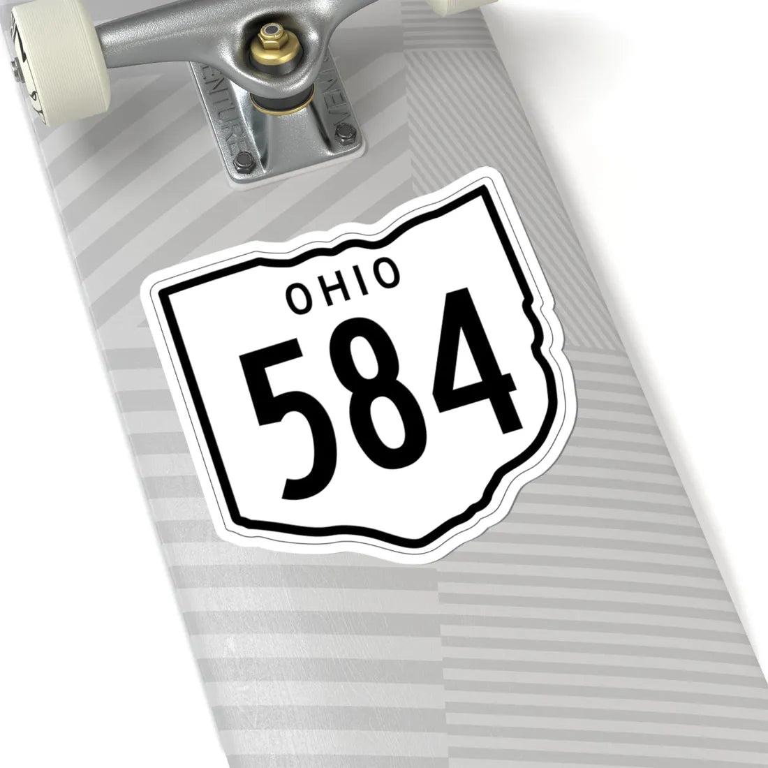 OH-584 1948 (Ohio) (Road Sign) STICKER Vinyl Kiss-Cut Decal - The Sticker Space