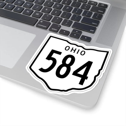 OH-584 1948 (Ohio) (Road Sign) STICKER Vinyl Kiss-Cut Decal - The Sticker Space