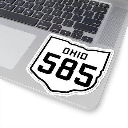 OH-585 1927 (Ohio) (Road Sign) STICKER Vinyl Kiss-Cut Decal - The Sticker Space