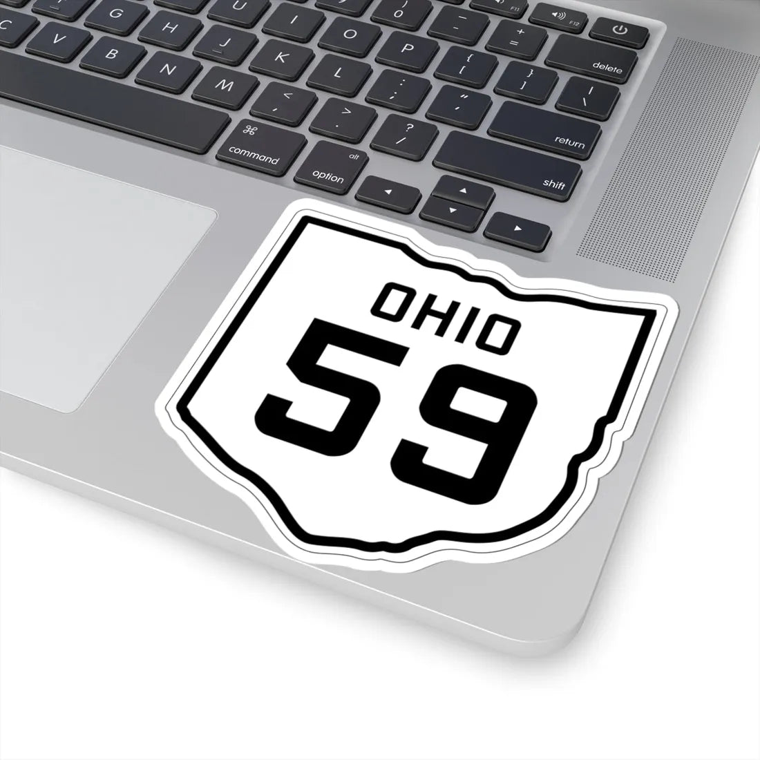 OH-59 1927 (Ohio) (Road Sign) STICKER Vinyl Kiss-Cut Decal - The Sticker Space