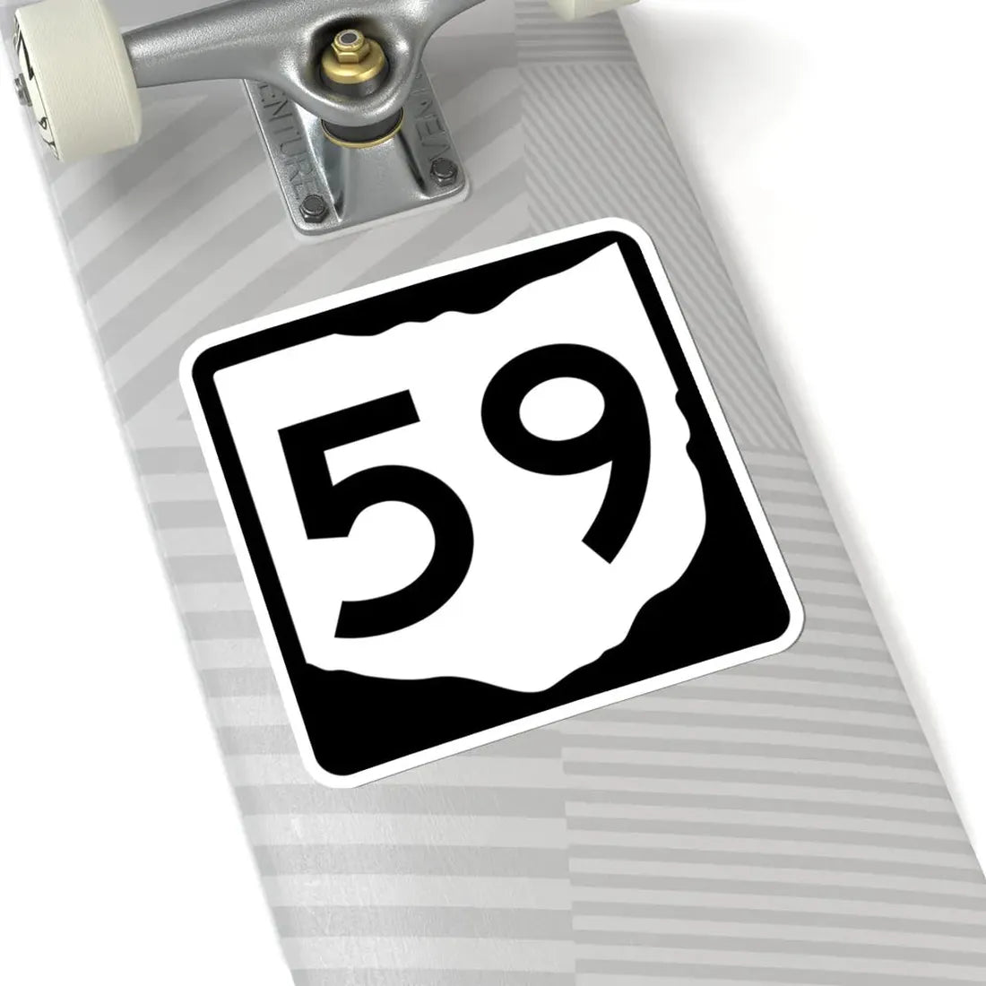 OH-59 (Ohio) (Road Sign) STICKER Vinyl Kiss-Cut Decal - The Sticker Space