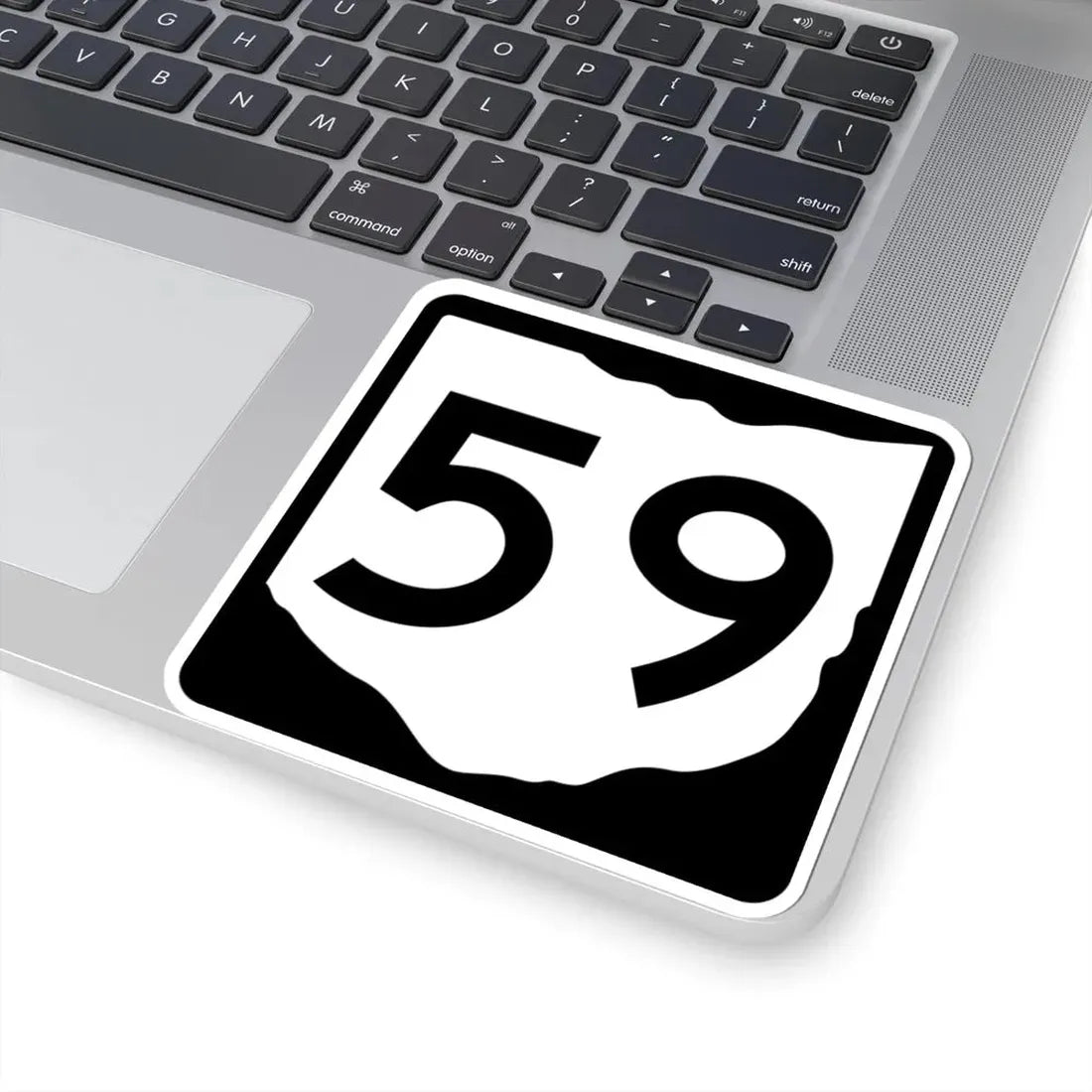 OH-59 (Ohio) (Road Sign) STICKER Vinyl Kiss-Cut Decal - The Sticker Space