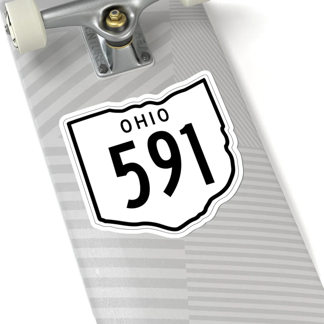 OH-591 1948 (Ohio) (Road Sign) STICKER Vinyl Kiss-Cut Decal - The Sticker Space