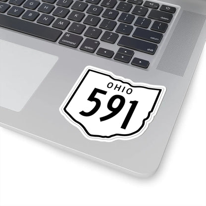 OH-591 1948 (Ohio) (Road Sign) STICKER Vinyl Kiss-Cut Decal - The Sticker Space