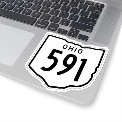 OH-591 1948 (Ohio) (Road Sign) STICKER Vinyl Kiss-Cut Decal - The Sticker Space