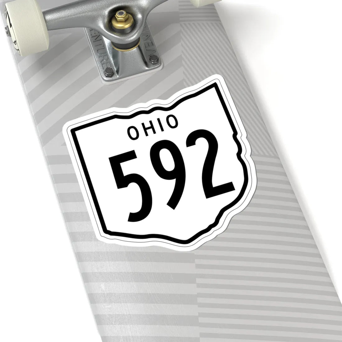 OH-592 1948 (Ohio) (Road Sign) STICKER Vinyl Kiss-Cut Decal - The Sticker Space