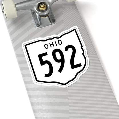 OH-592 1948 (Ohio) (Road Sign) STICKER Vinyl Kiss-Cut Decal - The Sticker Space