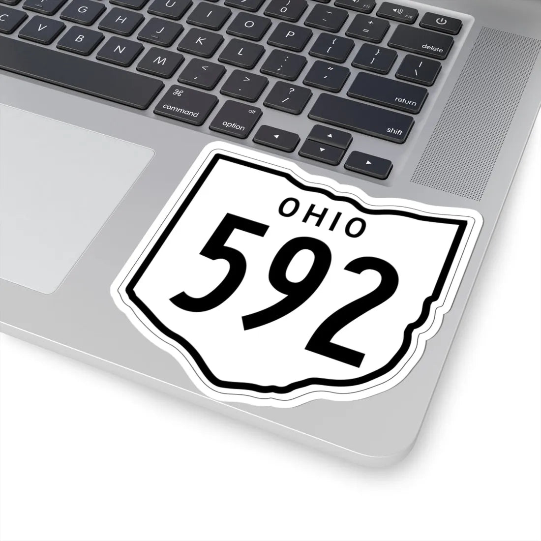 OH-592 1948 (Ohio) (Road Sign) STICKER Vinyl Kiss-Cut Decal - The Sticker Space