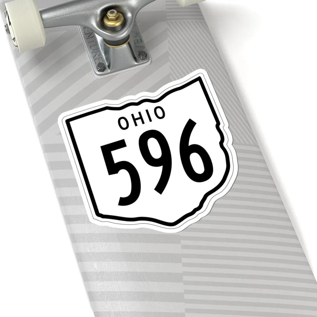 OH-596 1948 (Ohio) (Road Sign) STICKER Vinyl Kiss-Cut Decal - The Sticker Space