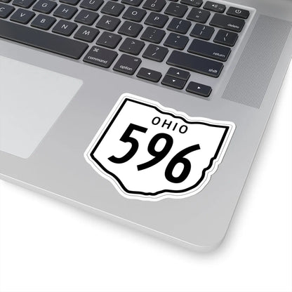 OH-596 1948 (Ohio) (Road Sign) STICKER Vinyl Kiss-Cut Decal - The Sticker Space