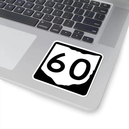OH-60 (Ohio) (Road Sign) STICKER Vinyl Kiss-Cut Decal - The Sticker Space