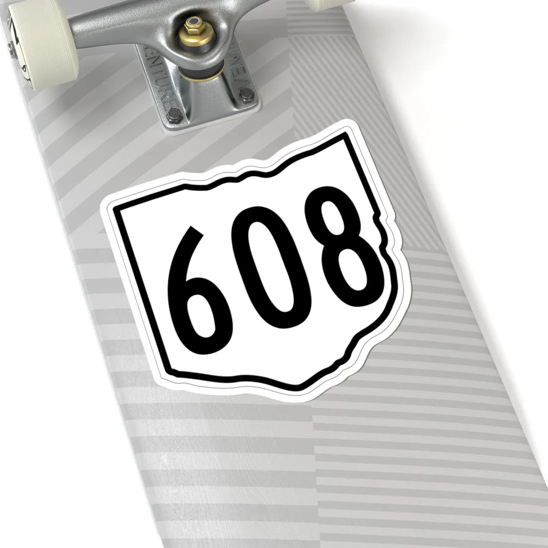 OH-608 1960 (Ohio) (Road Sign) STICKER Vinyl Kiss-Cut Decal - The Sticker Space