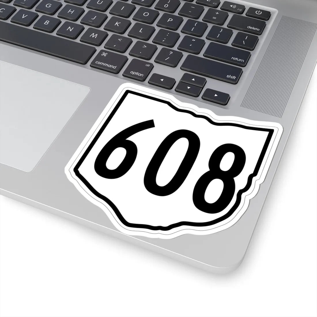 OH-608 1960 (Ohio) (Road Sign) STICKER Vinyl Kiss-Cut Decal - The Sticker Space
