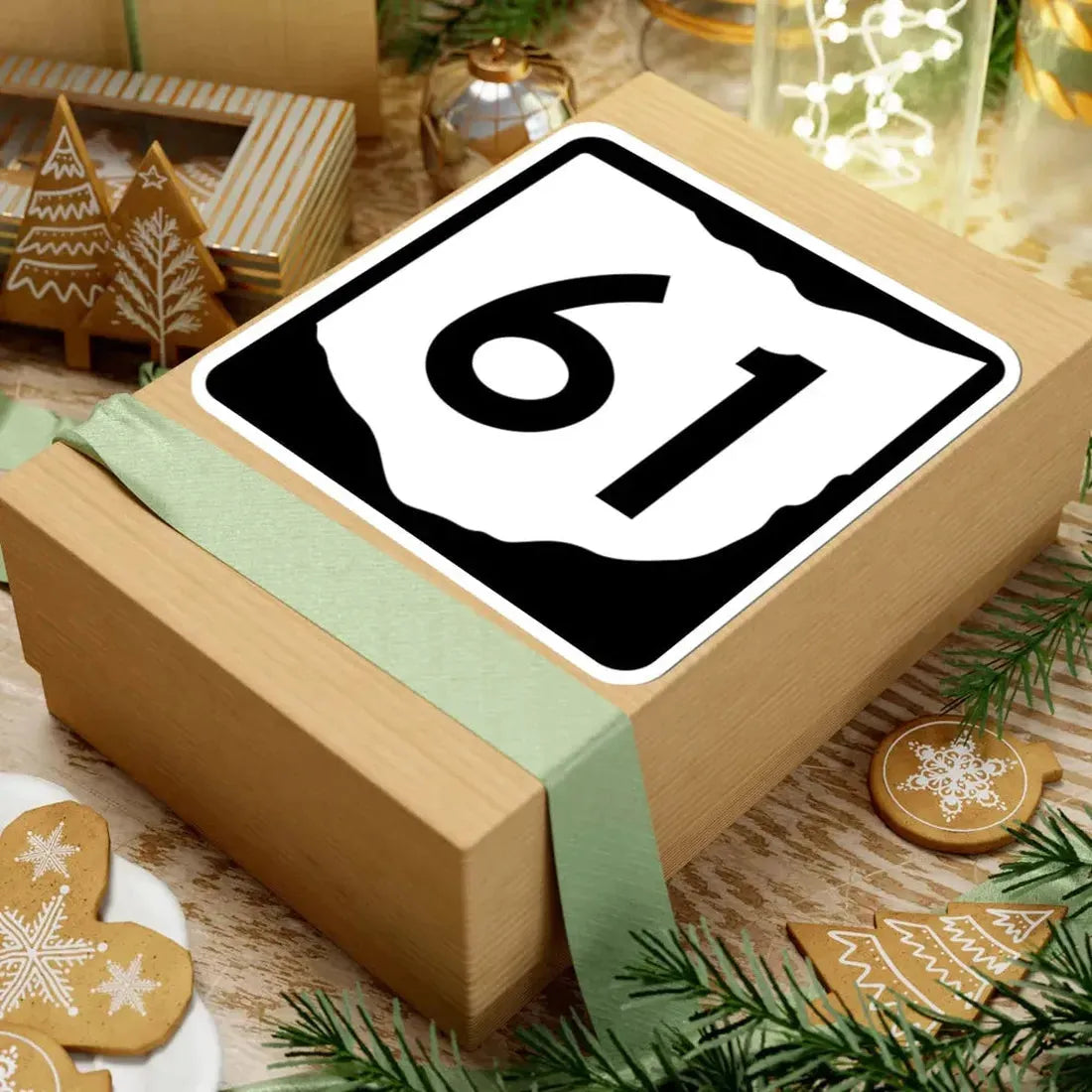 OH-61 (Ohio) (Road Sign) STICKER Vinyl Kiss-Cut Decal - The Sticker Space