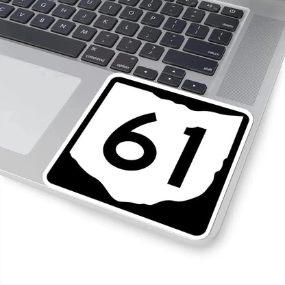 OH-61 (Ohio) (Road Sign) STICKER Vinyl Kiss-Cut Decal - The Sticker Space