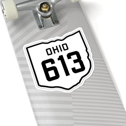 OH-613 1927 (Ohio) (Road Sign) STICKER Vinyl Kiss-Cut Decal - The Sticker Space