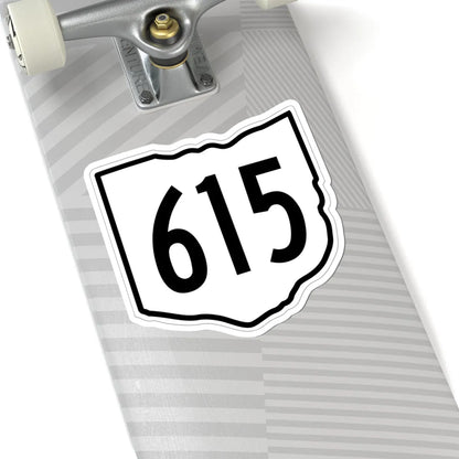 OH-615 1960 (Ohio) (Road Sign) STICKER Vinyl Kiss-Cut Decal - The Sticker Space