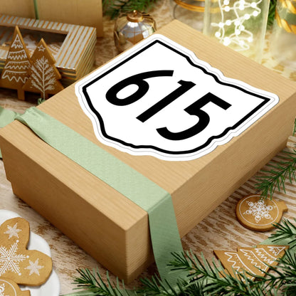 OH-615 1960 (Ohio) (Road Sign) STICKER Vinyl Kiss-Cut Decal - The Sticker Space