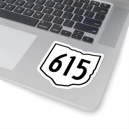 OH-615 1960 (Ohio) (Road Sign) STICKER Vinyl Kiss-Cut Decal - The Sticker Space