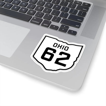 OH-62 1927 (Ohio) (Road Sign) STICKER Vinyl Kiss-Cut Decal - The Sticker Space