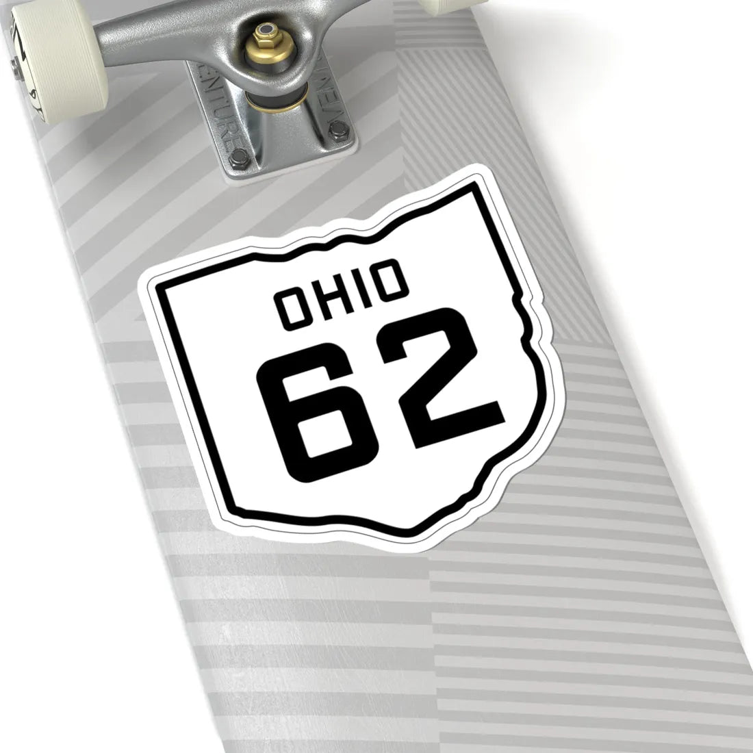 OH-62 1927 (Ohio) (Road Sign) STICKER Vinyl Kiss-Cut Decal - The Sticker Space