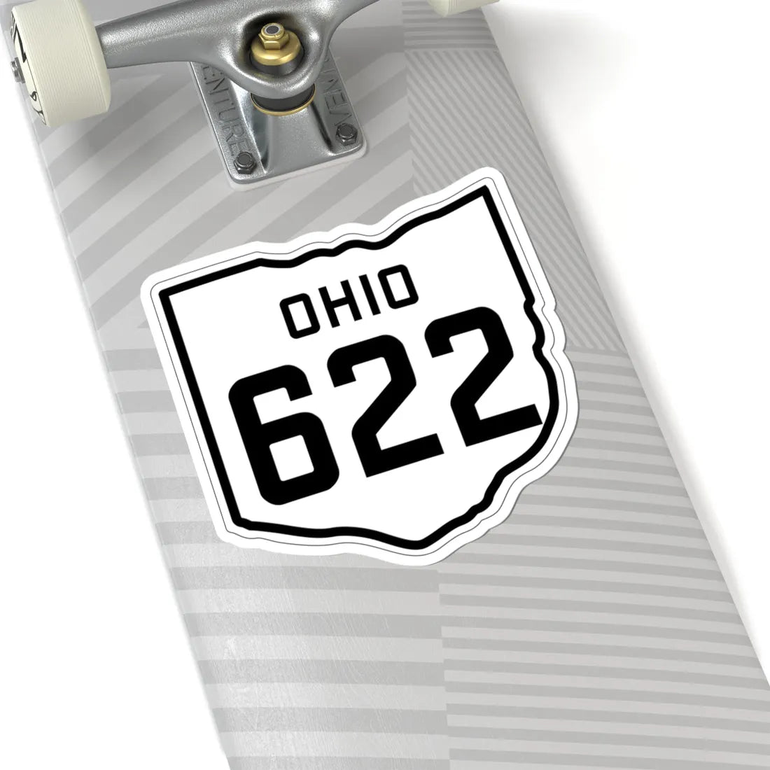 OH-622 1927 (Ohio) (Road Sign) STICKER Vinyl Kiss-Cut Decal - The Sticker Space