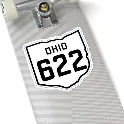 OH-622 1927 (Ohio) (Road Sign) STICKER Vinyl Kiss-Cut Decal - The Sticker Space
