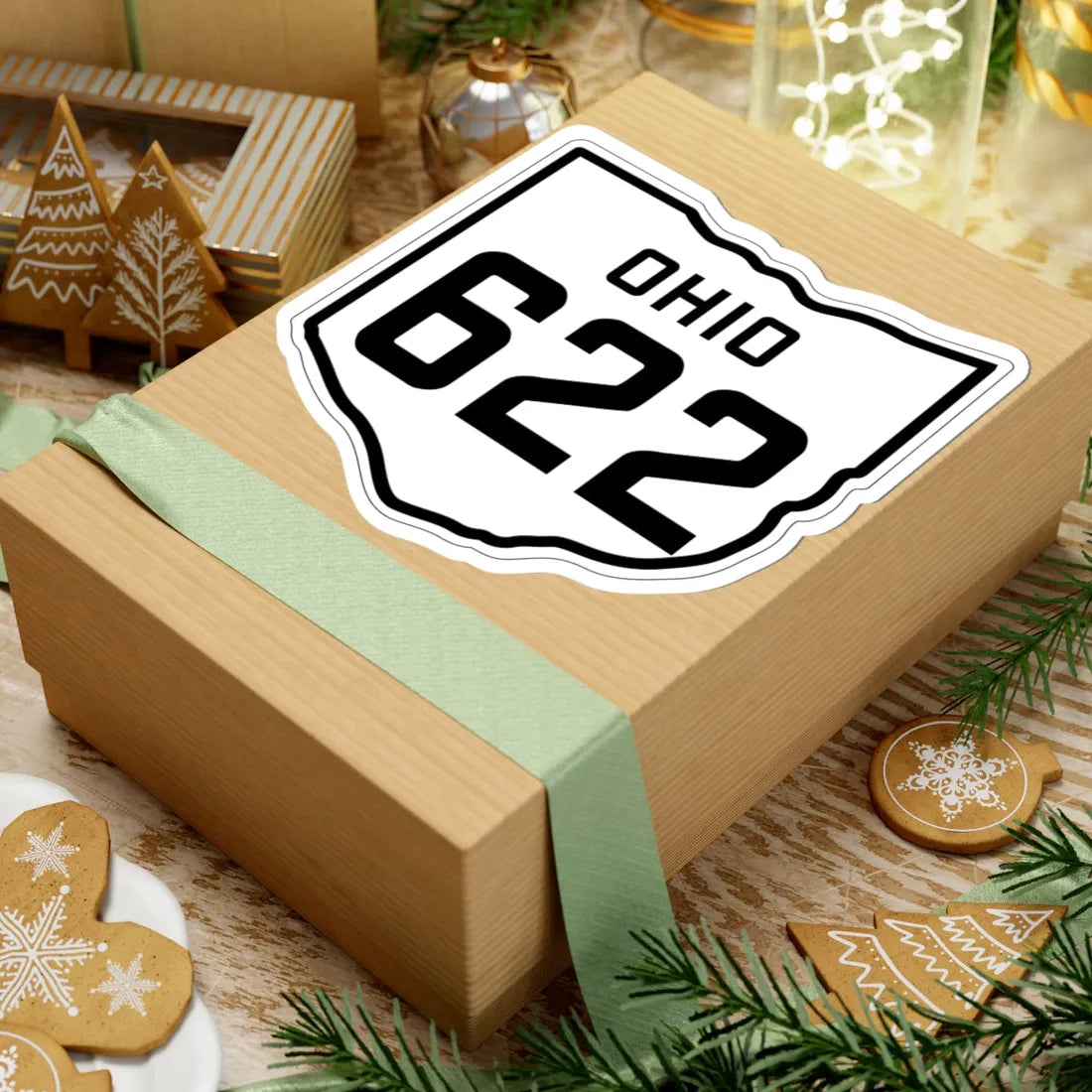 OH-622 1927 (Ohio) (Road Sign) STICKER Vinyl Kiss-Cut Decal - The Sticker Space