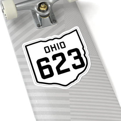 OH-623 1927 (Ohio) (Road Sign) STICKER Vinyl Kiss-Cut Decal - The Sticker Space