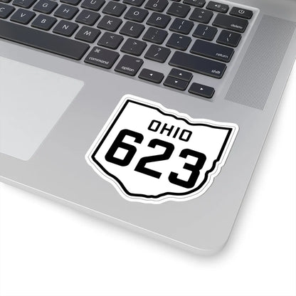OH-623 1927 (Ohio) (Road Sign) STICKER Vinyl Kiss-Cut Decal - The Sticker Space