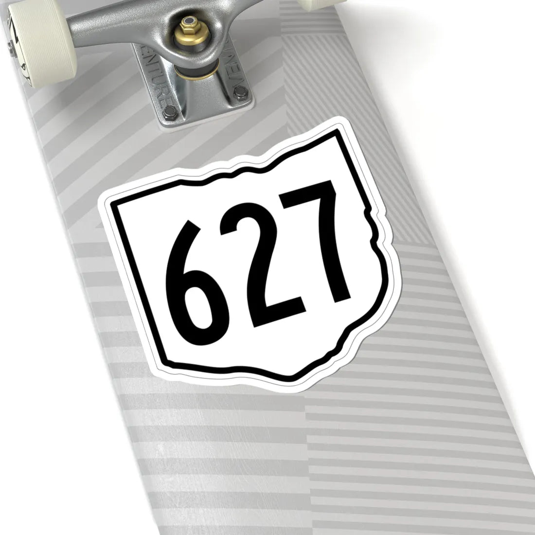 OH-627 1960 (Ohio) (Road Sign) STICKER Vinyl Kiss-Cut Decal - The Sticker Space