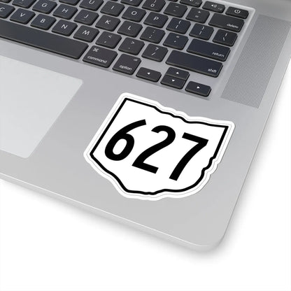 OH-627 1960 (Ohio) (Road Sign) STICKER Vinyl Kiss-Cut Decal - The Sticker Space