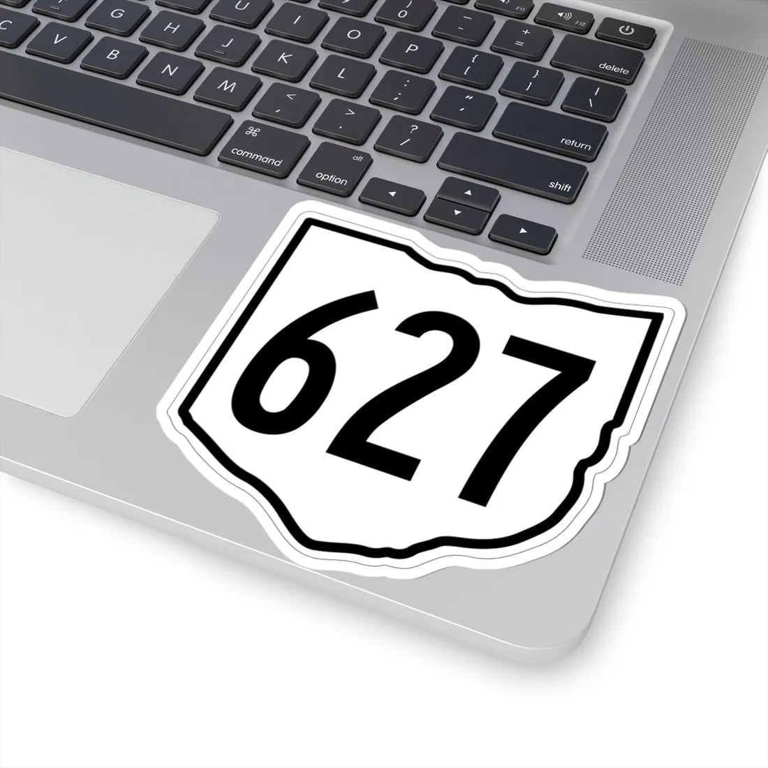OH-627 1960 (Ohio) (Road Sign) STICKER Vinyl Kiss-Cut Decal - The Sticker Space